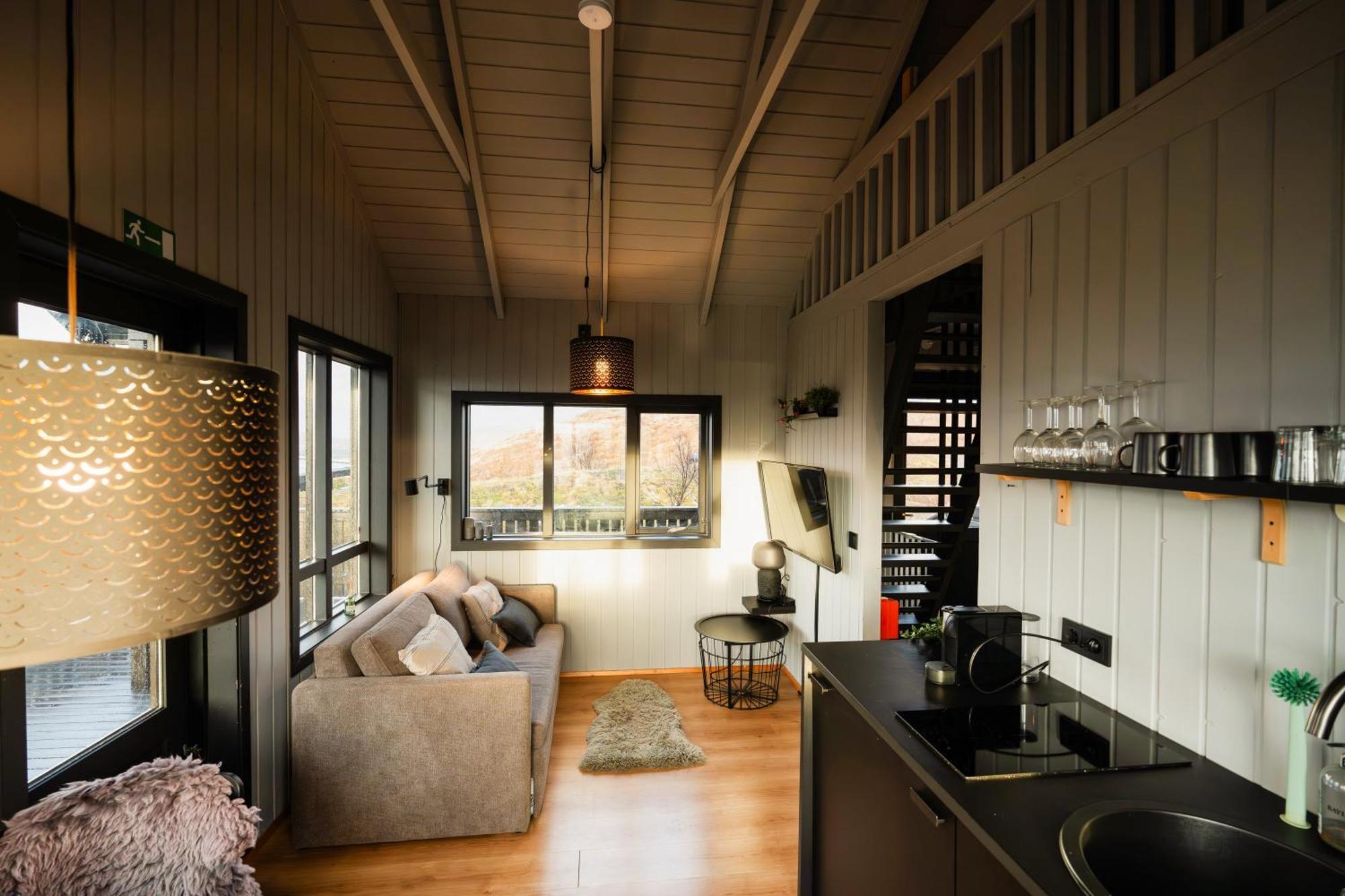 Cozy Cabin Near Golden Circle With Panoramic Views Mosfellsbaer Exteriör bild