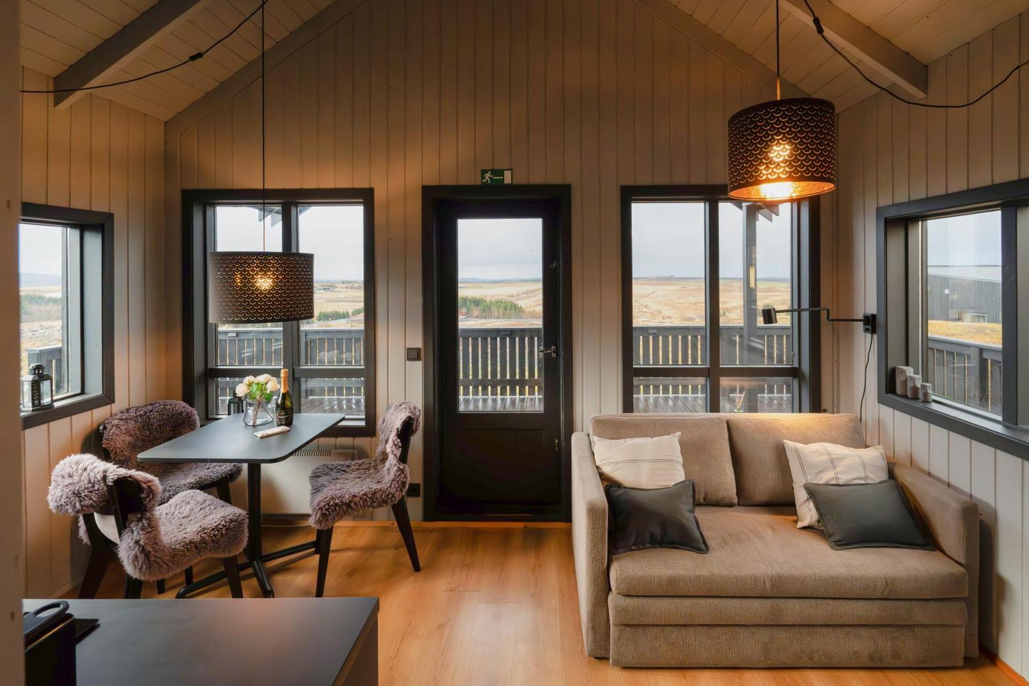 Cozy Cabin Near Golden Circle With Panoramic Views Mosfellsbaer Exteriör bild