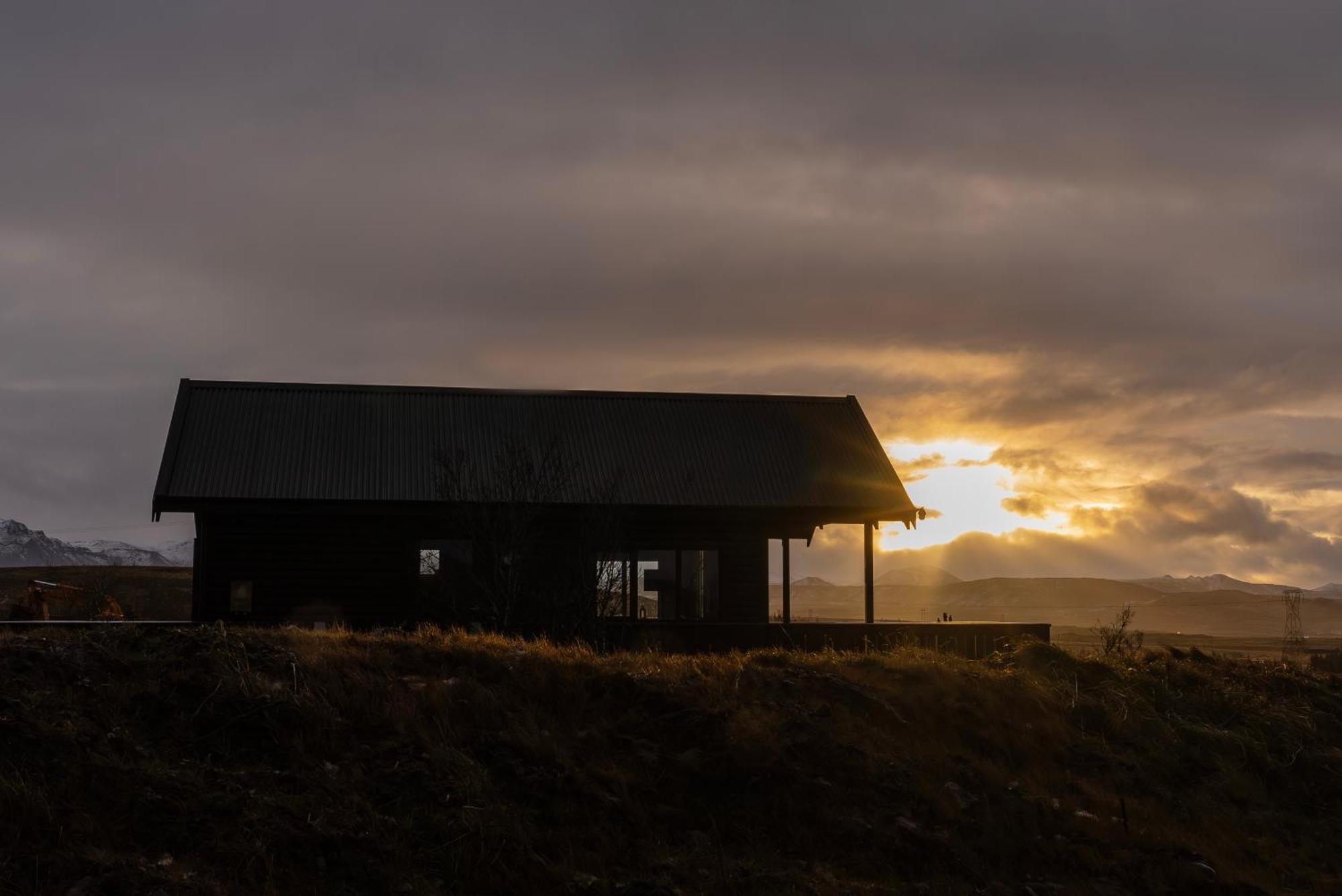 Cozy Cabin Near Golden Circle With Panoramic Views Mosfellsbaer Exteriör bild